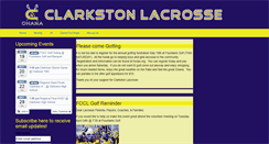 Desktop Screenshot of clarkstonlacrosse.com